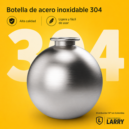 Botella Portátil para Perros, Acero inoxidable