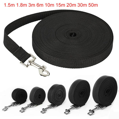Long Nylon Pet Dog Leash For Small Big Dogs Cats Outdoor Hiking Puppy Lead Rope Strong Labrodor Traction Belt 1.5m 3m 10m 30m