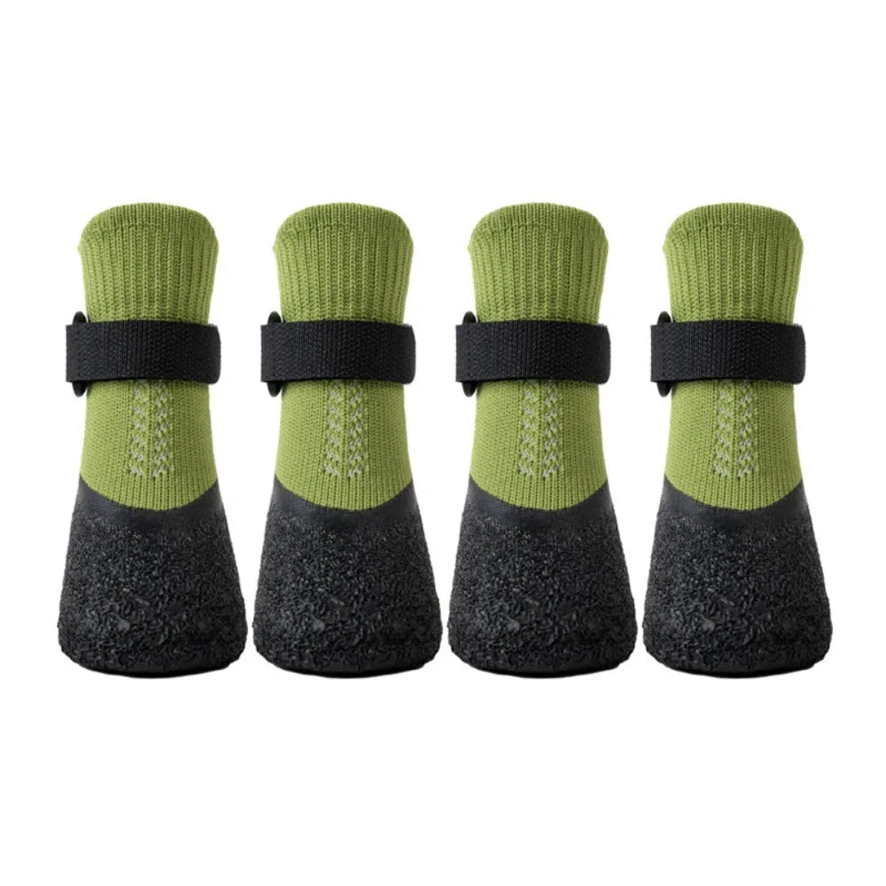 BOTAS PARA PERROS PROTECCIÓN CONTRA LLUVIA Y PAVIMENTO CALIENTE 🐶🔥💧