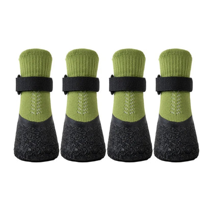 BOTAS PARA PERROS PROTECCIÓN CONTRA LLUVIA Y PAVIMENTO CALIENTE 🐶🔥💧