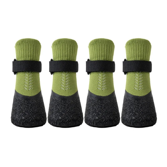BOTAS PARA PERROS PROTECCIÓN CONTRA LLUVIA Y PAVIMENTO CALIENTE 🐶🔥💧