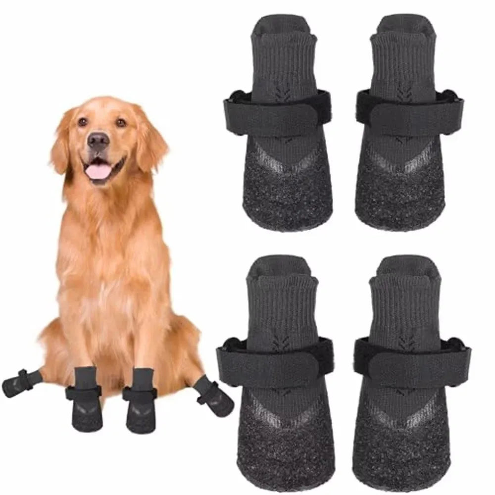 BOTAS PARA PERROS PROTECCIÓN CONTRA LLUVIA Y PAVIMENTO CALIENTE 🐶🔥💧