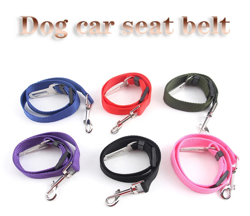 Cinturón de Seguridad Ajustable para Perros | Viaja Seguro y Sin Distracciones 🐶🚗